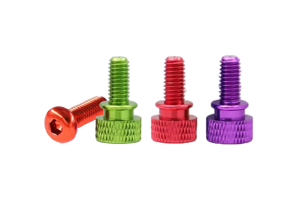 手擰彩色鋁合金螺絲